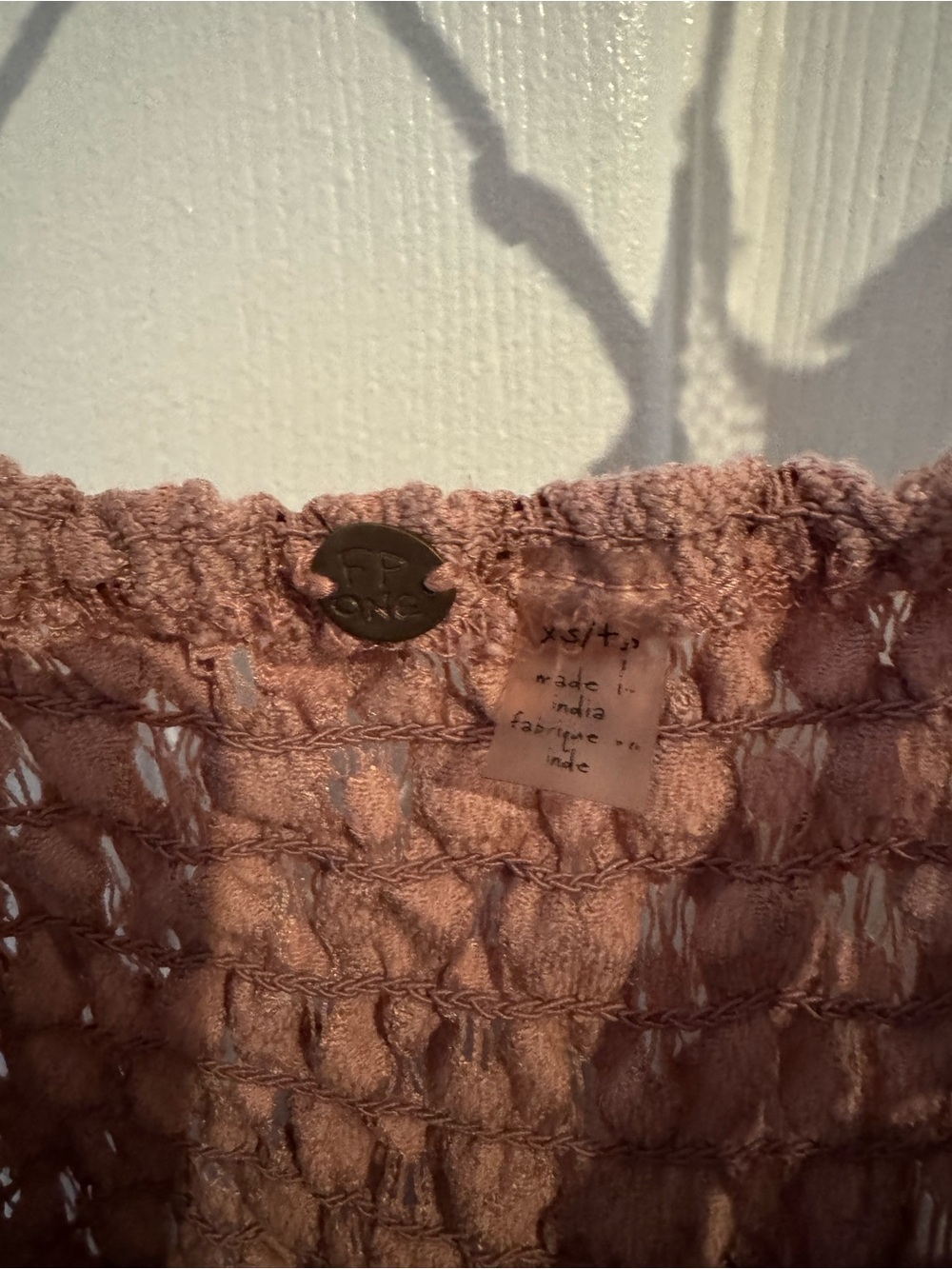 Free People Adella Burnout Slip Dress in Dusty Rose - Picture 5 of 7